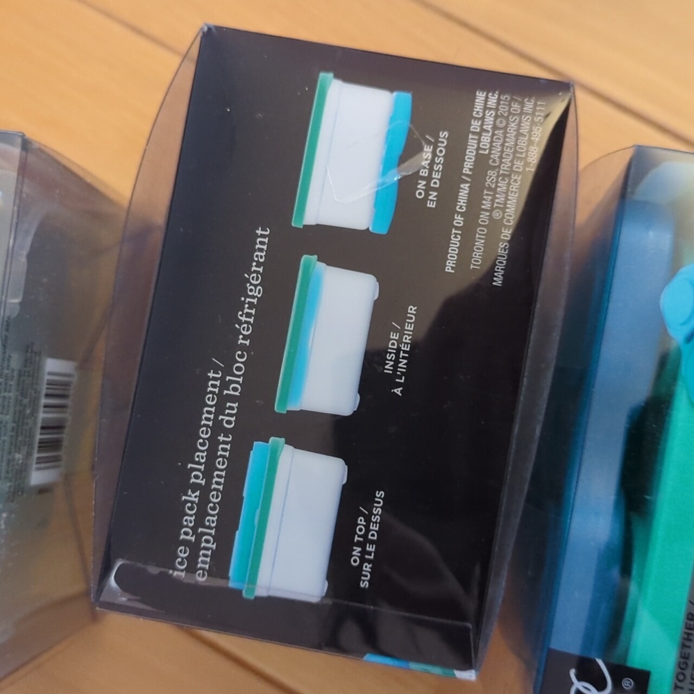 3 Stackable Sandwich Boxes with Stackable Ice Blocks - Picture 4 of 4